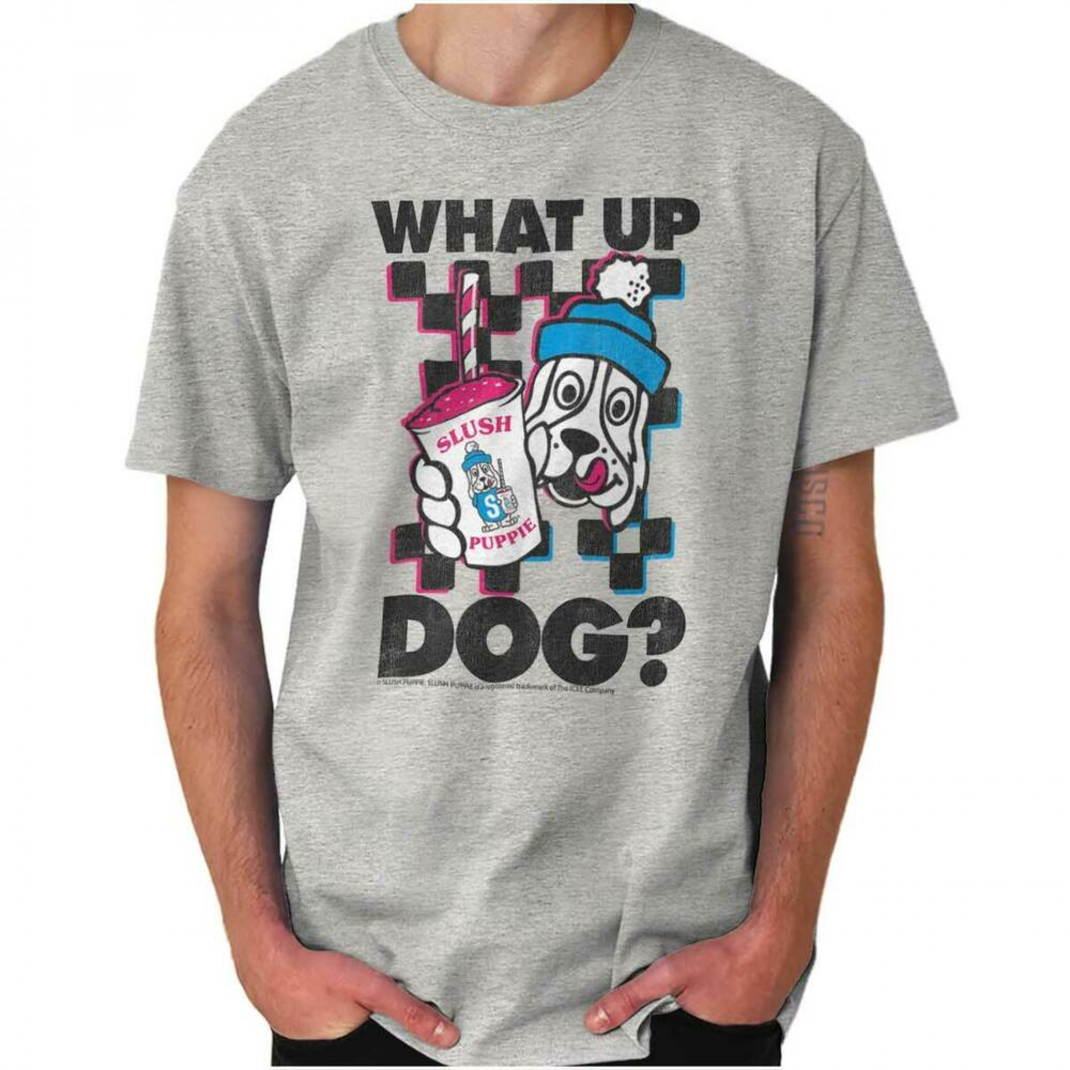 Slush Puppie Character What Up Dog TShirt